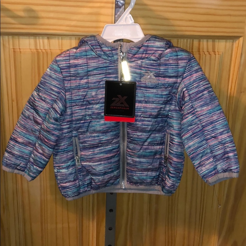 Teal Gem Jacket with Hood